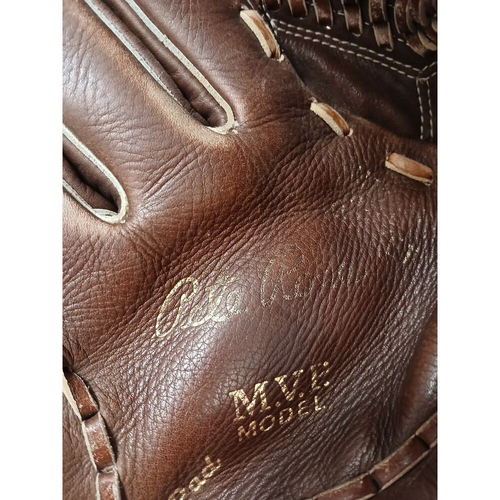 MacGregor Baseball Glove Pete Rose MVP M12K Model Leather Flex Pad Right Vintage - Picture 7 of 16